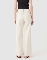Outland Denim - Mia Mid Wide Leg Jeans