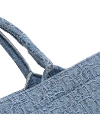 Pre-Loved by Azura Reborn - Pre-Loved Medium Oblique Denim Book Tote