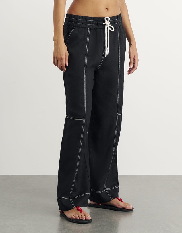 Jag - Sabine Linen Relaxed Leg Pant