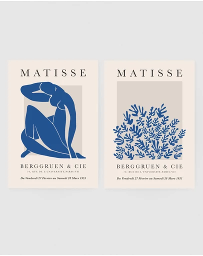 Inka Arthouse - Coral & Nude by Henri Matisse Art Print