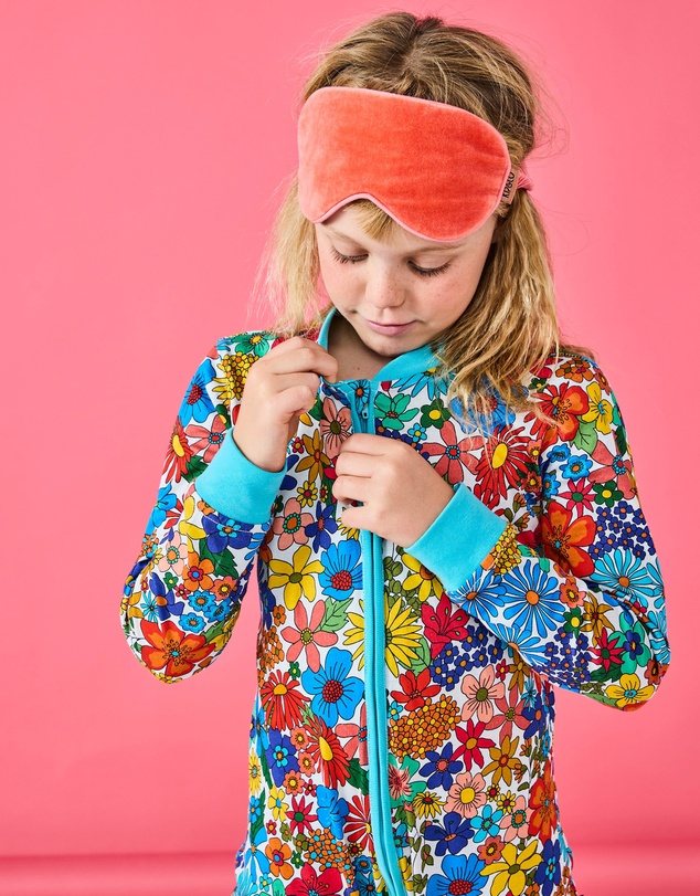 Kip&Co - Winter Fields Organic Cotton Pyjama Onesie -Kids-Teens