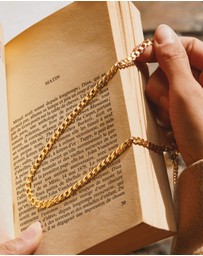 Najo - Marchioness Yellow Gold Chain Necklace (45cm+ext)