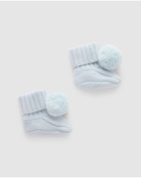 Purebaby - Cashmere Booties -Kids-Babies
