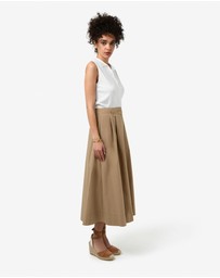 Forcast - Willow Cotton Belted Skirt