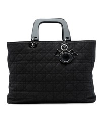 Pre-Loved by Azura Reborn - Pre-Loved Extra Large Denim Cannage Lady Dior