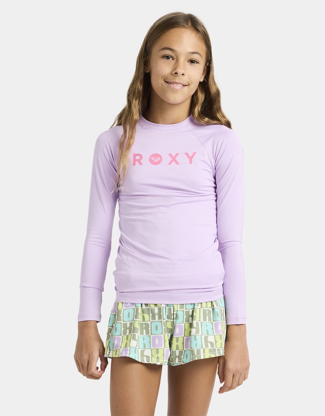 Roxy - Girls 4 to 16 Essentials Long Sleeve Lycra Rash Vest