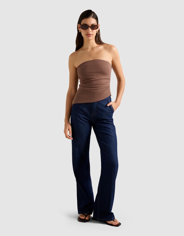 Forever New - Pattie Asymmetrical Bandeau Top