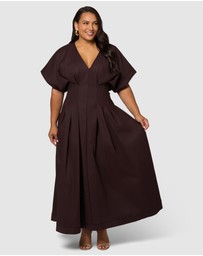 Pink Dusk by Curve Project - Magnetic Pull Maxi Dress