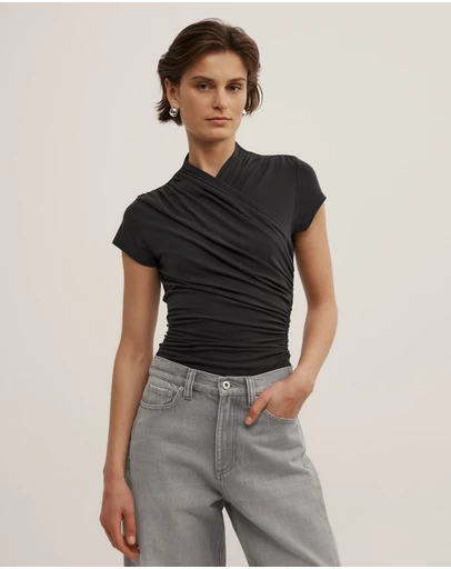Witchery - Wrap Cap Sleeve T-shirt