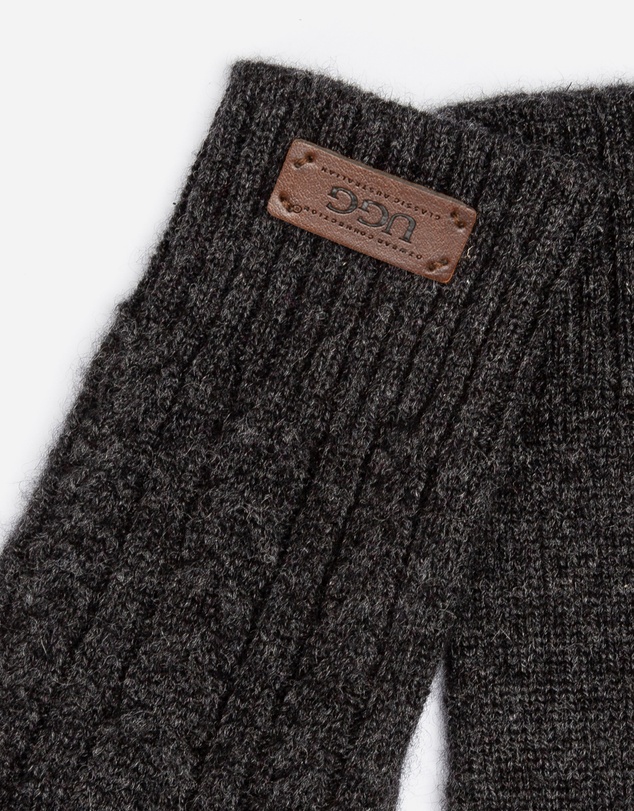 Ozwear Connection Uggs - Ugg Cable Knit Pure Cashmere Touch Screen Gloves