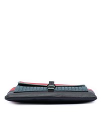 Pre-Loved by Azura Reborn - Pre-Loved Canvas and Nappa Intrecciato Clutch