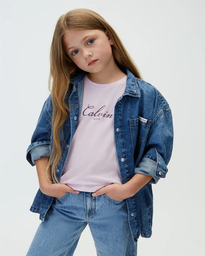 Calvin Klein Jeans - Girls Script Logo T-Shirt