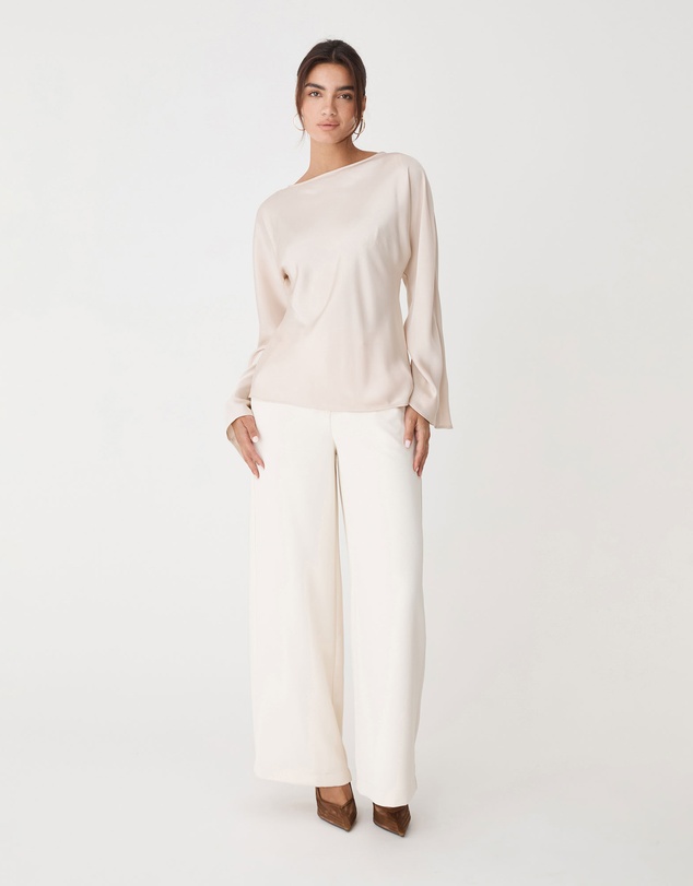 Forcast - Asma Satin Bias Cut Top