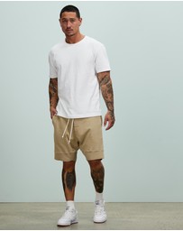 Surrounded By Ghosts - The Larimar French Terry Drawstring Shorts