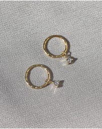 SAINT VALENTINE - Saint Mini Hoops - Gold - ICONIC EXCLUSIVE