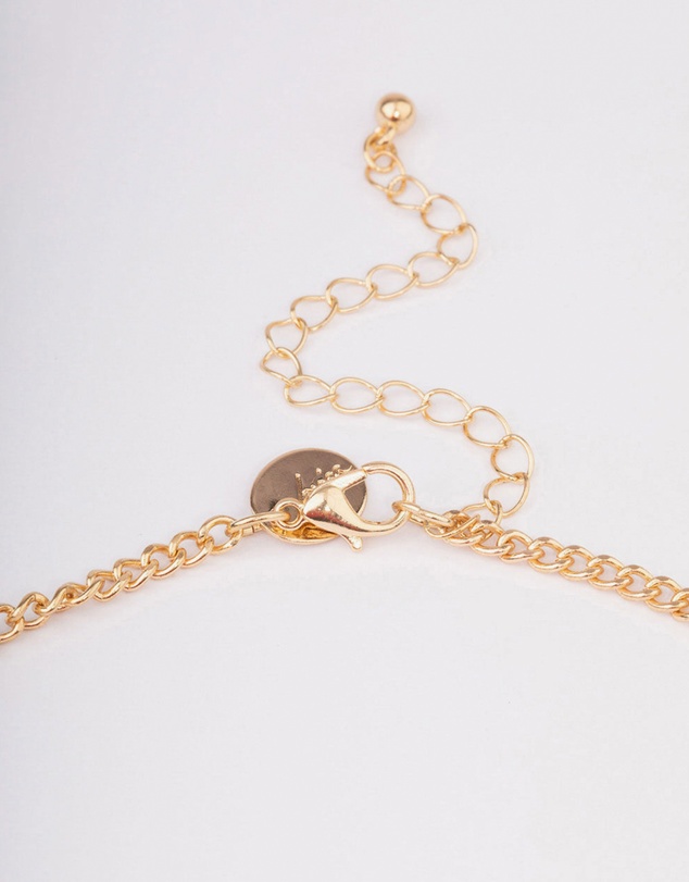 Lovisa - Black Matte Station Disc Necklace