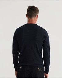Oxford - Basic V-Neck Pure Wool Pullover