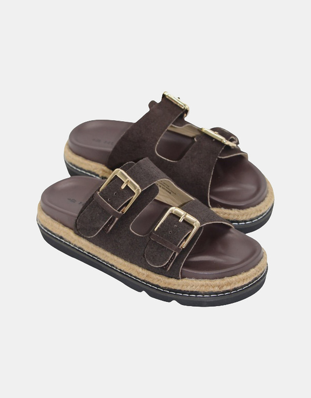 Human - Women's Matilda Sandals Chocolate Suede