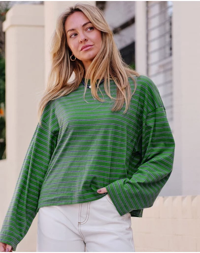 Ceres Life - Beau Long Sleeve Slouchy Tee
