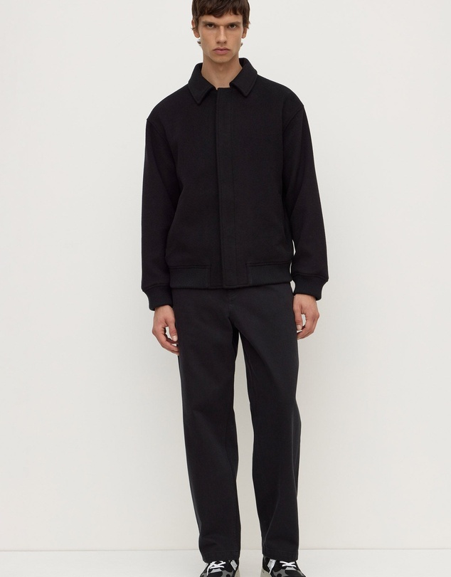 Revibe - Repaired Assembly Label Wool Blend Mens Jackets