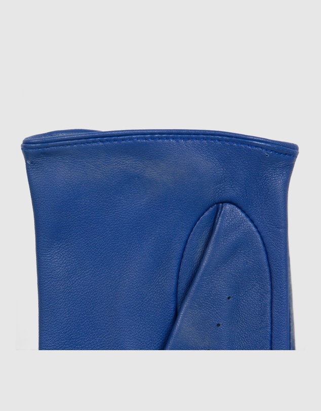 DENTS - Fingerless Keyhole Leather Driving Gloves