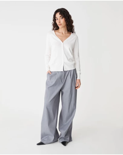 Forcast - Nicolette V-Neck Knit Cardigan