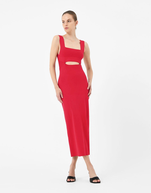Forcast - Elia Cutout Knit Dress
