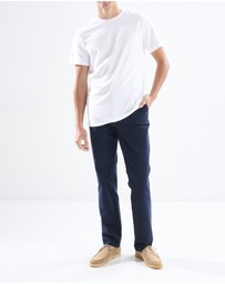 3 Wise Men - 3 Wise Men Tapered Fit Chino -  Navy