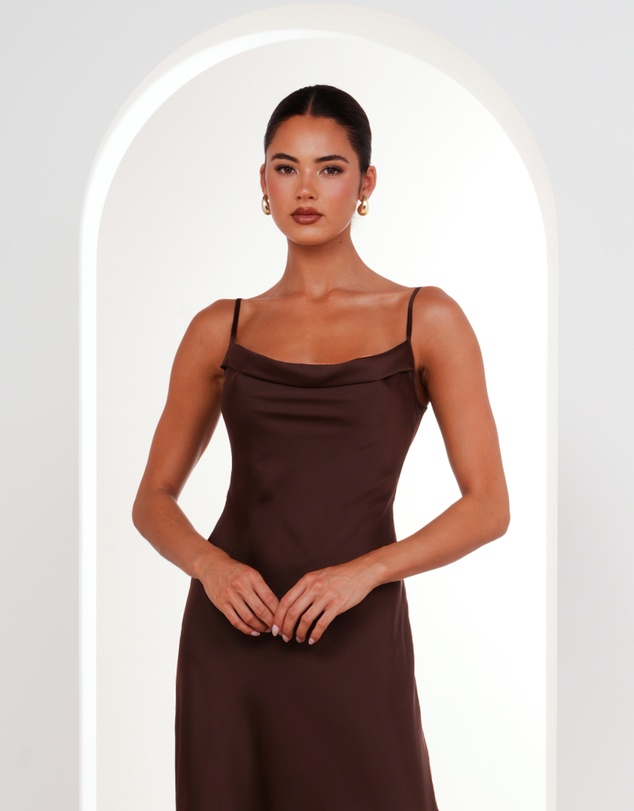 Pilgrim - Natalie Cowl Neck Maxi Dress