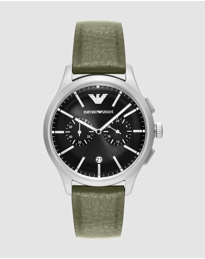 Emporio Armani - Green Chronograph Watch