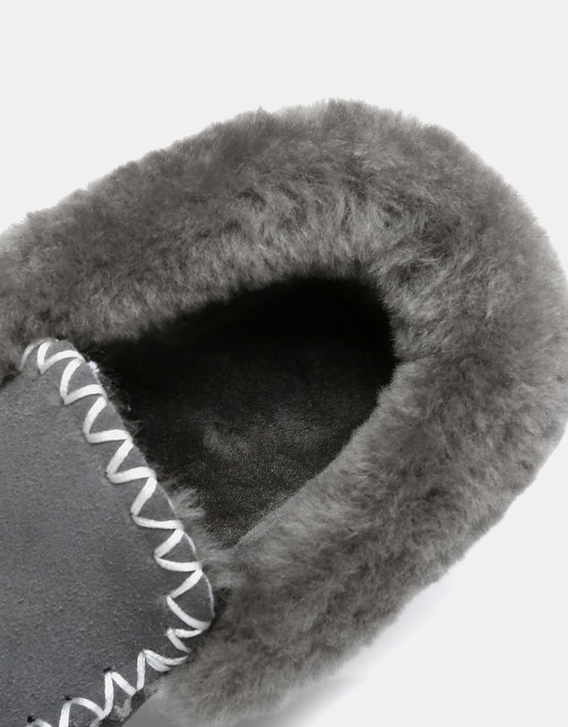 EVERAU - EverAU Ugg Popo Moccasin Sheepskin Upper Moccasins