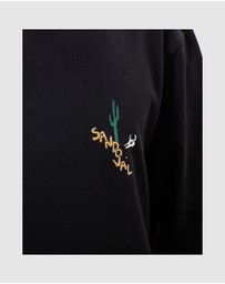 Fallen Footwear - Fallen Footwear Men Hoodie Tommy Sandoval Jumper Regular Fit Black/Yellow