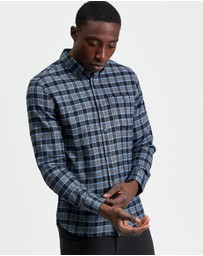 Ben Sherman - Diffused Gingham Check Long Sleeve Shirt