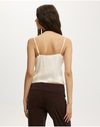 Cotton On - Satin Lace Cami