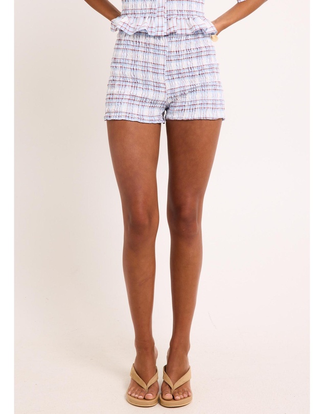Insight - Harley Shirred Check Shorts