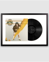 iWorld - Framed AC/DC High Voltage Vinyl Album Art