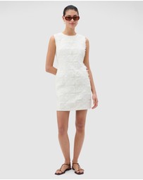 Oroton - Broderie Trim Shift Dress