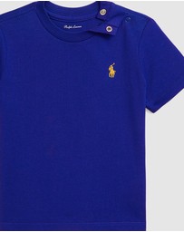Polo Ralph Lauren - Cotton Jersey Crewneck Tee - ICONIC EXCLUSIVE - Babies