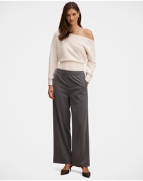 Forever New - Liliana Elastic Pinstripe Pants