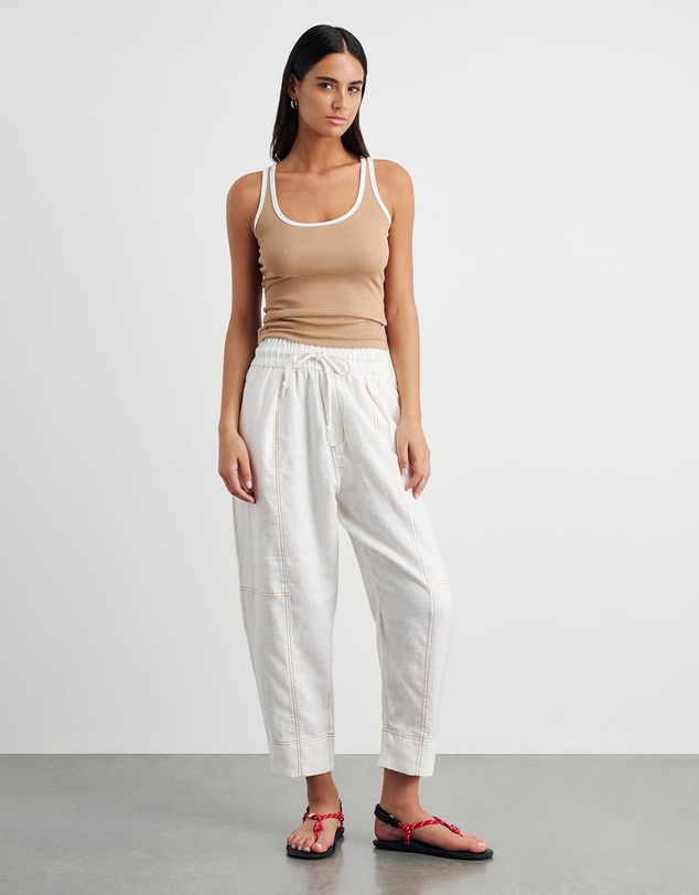 Jag - Sabine Linen Pull On Pant