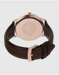 Emporio Armani - Brown Analogue Watch