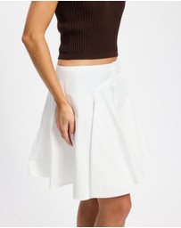 Polo Ralph Lauren - Button-Front Panelled Cotton Skirt