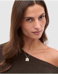 Seed Heritage - Square Molten Pendant Necklace