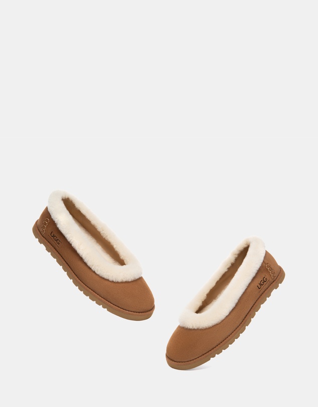 EVERAU - Australian Shepherd Ugg Milea Cow Suede Upper Loafer Oxfords Flats