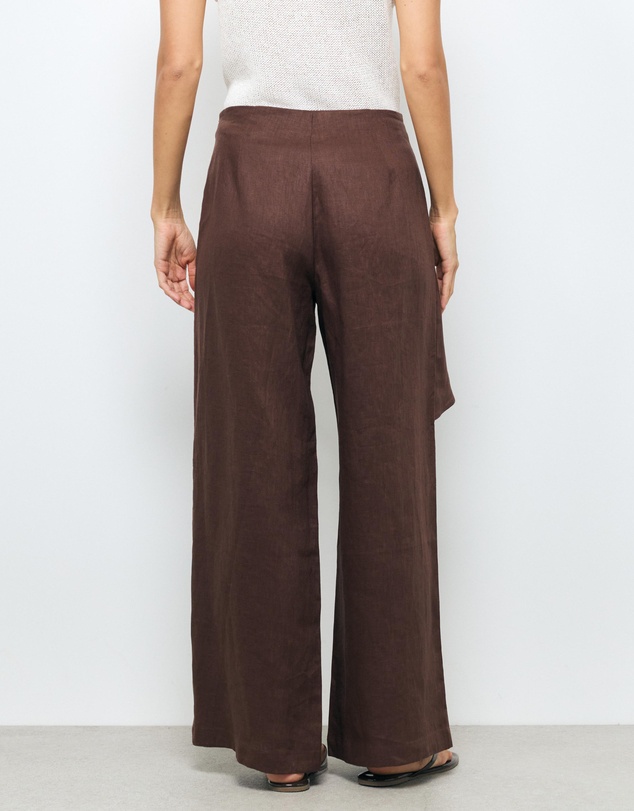 AERE - Alyssa Wrap Linen Pants