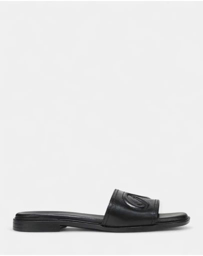 Naturalizer - Genevieve Slide - Black Leather
