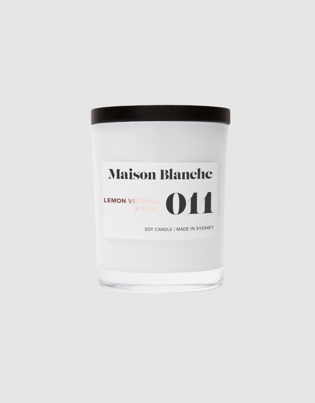 Maison Blanche - 011 Lemon Verbena & Sage - Medium Candle