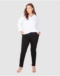 Love Your Wardrobe - Stretch Bengaline Tummy Tuck Pants