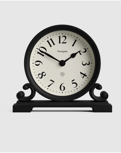 Newgate - Newgate Divisadero Mantel Clock-Black