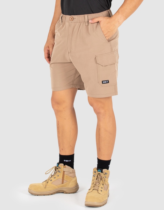 UNIT Workwear - UNIT Flexlite Mens Lightweight Cargo Shorts